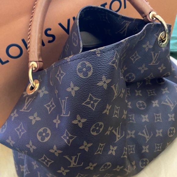 Louis Vuitton Artsy MM Monogram Canvas Hobo Bag Brown - Picture 2 of 4